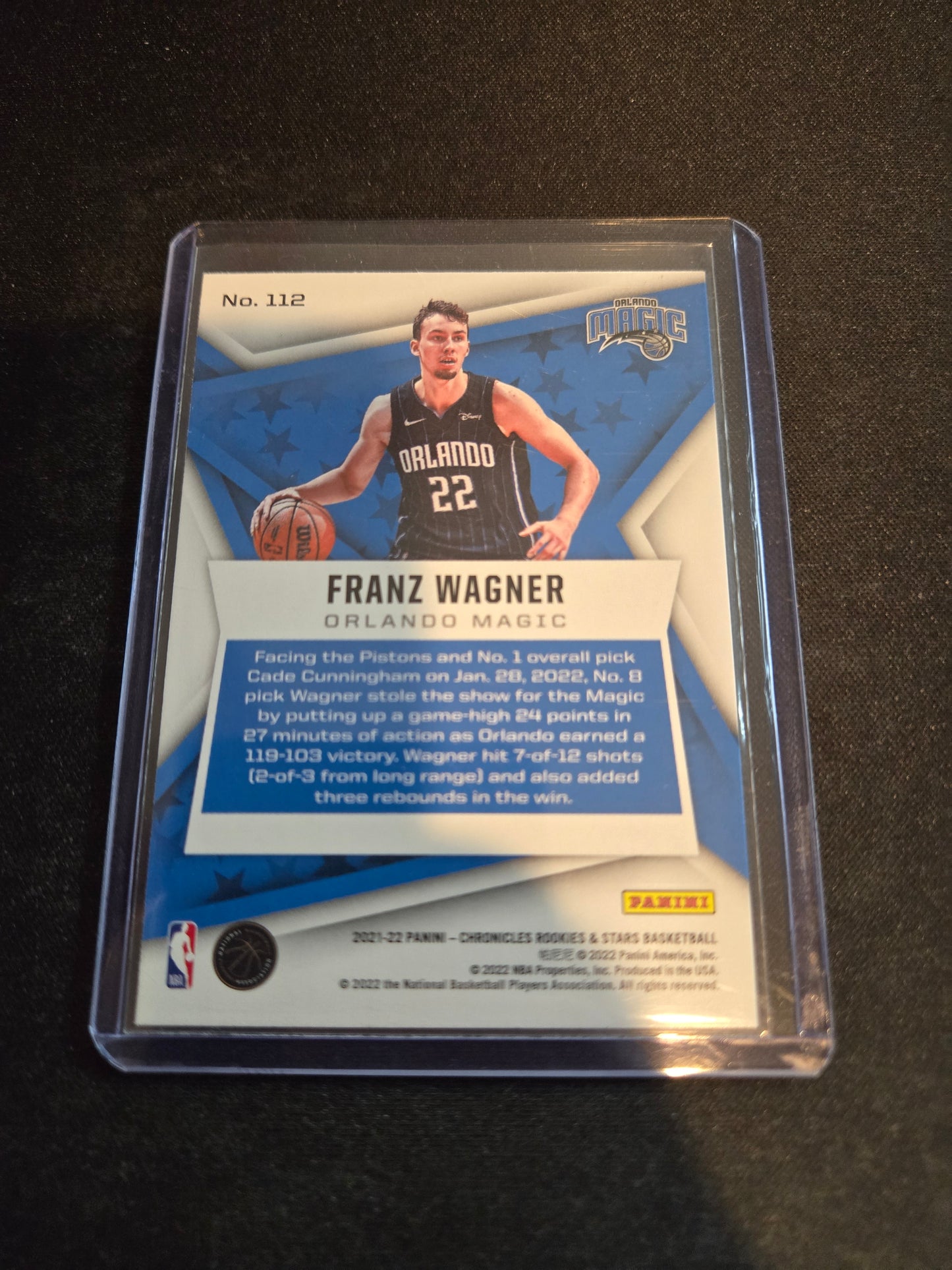 Franz Wagner Panini Chronicles Rookie #112 (Red)