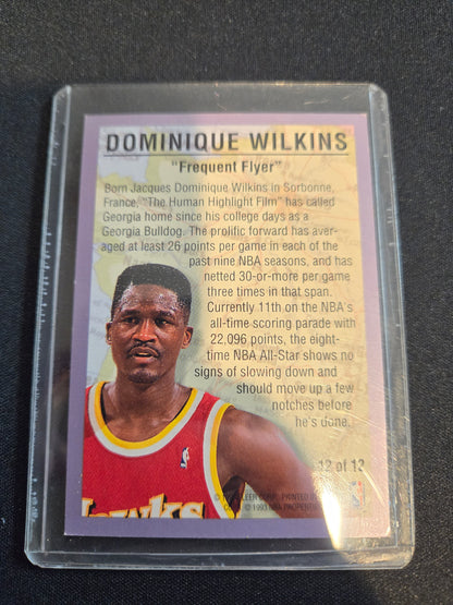 Dominique Wilkins Fleer Frequent Flyer 12 of 12