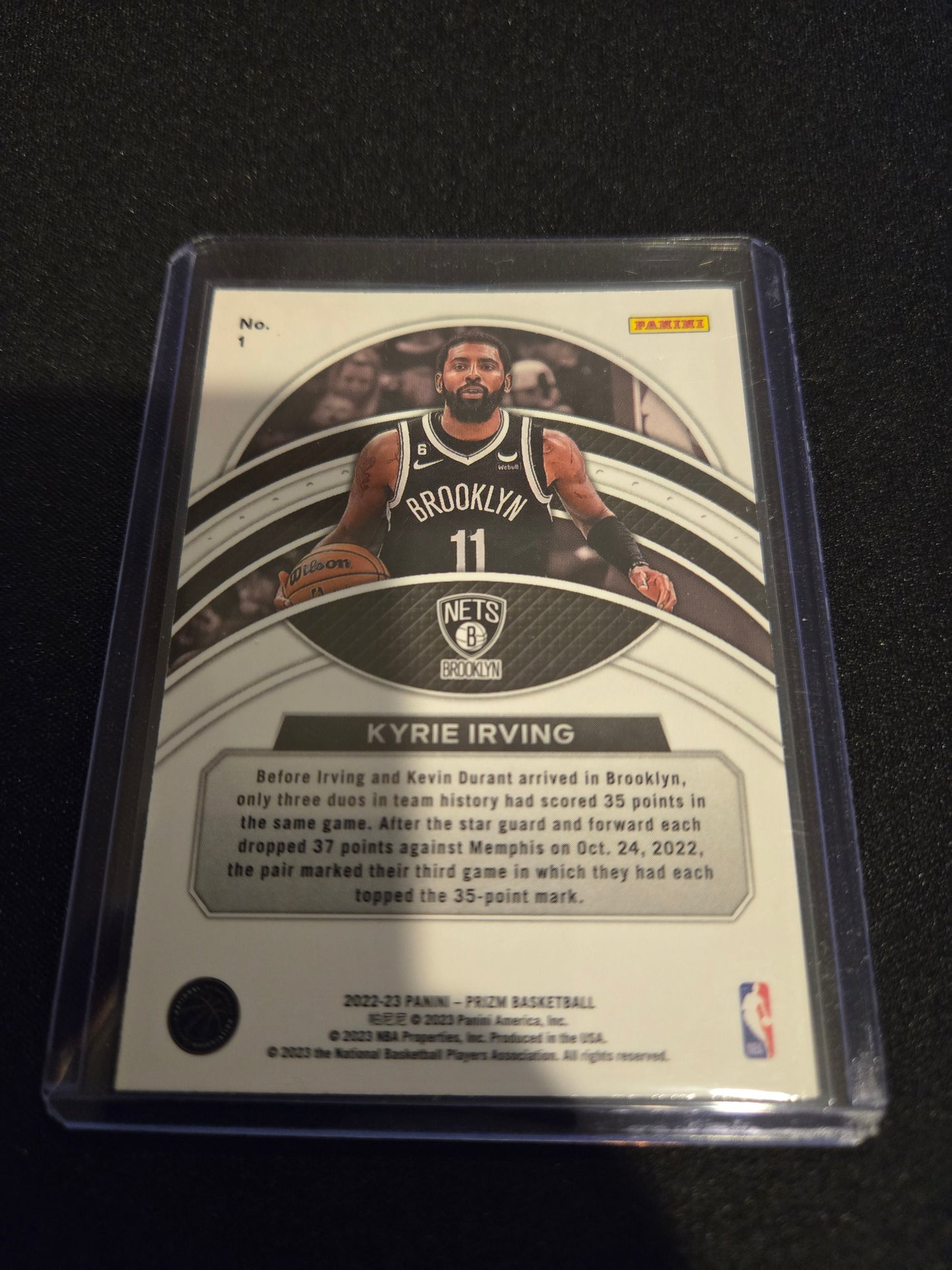 Kyrie Irving Panini Prizm Dominance #1