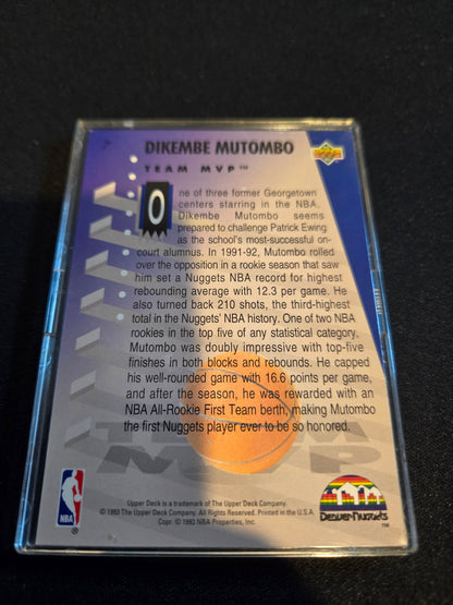 Dikembe Mutombo Upper Deck Team MVP Hologram #7