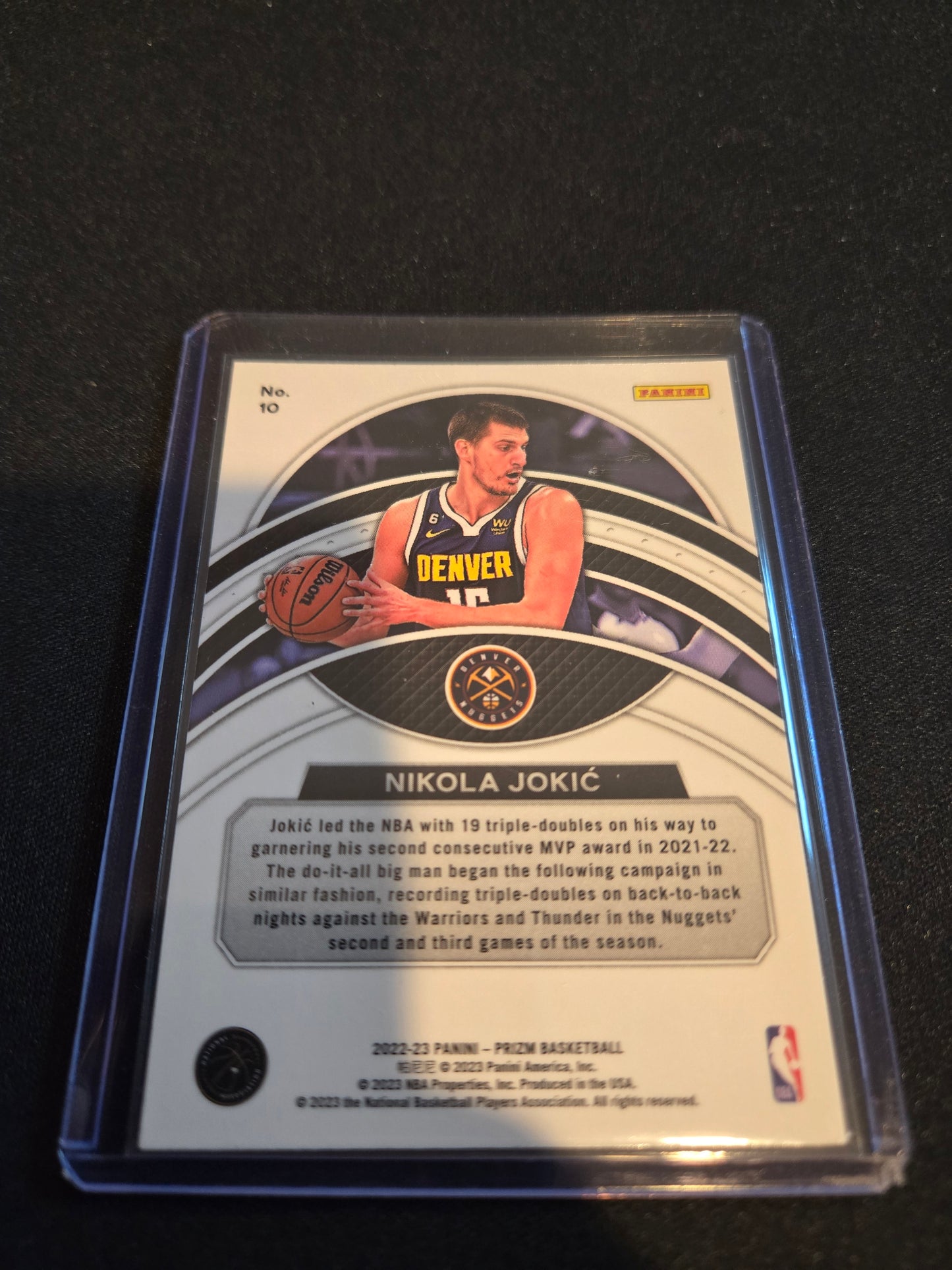 Nikola Jokic Panini Prizm Dominance #10