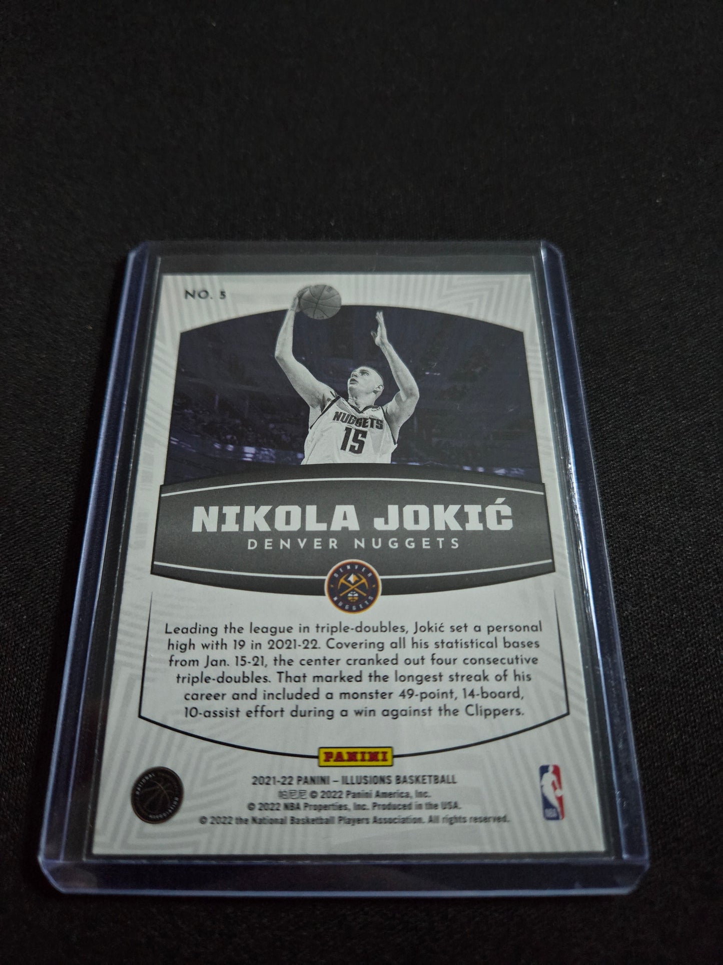 Nikola Jokic Panini Illusions Operation Detonation #5