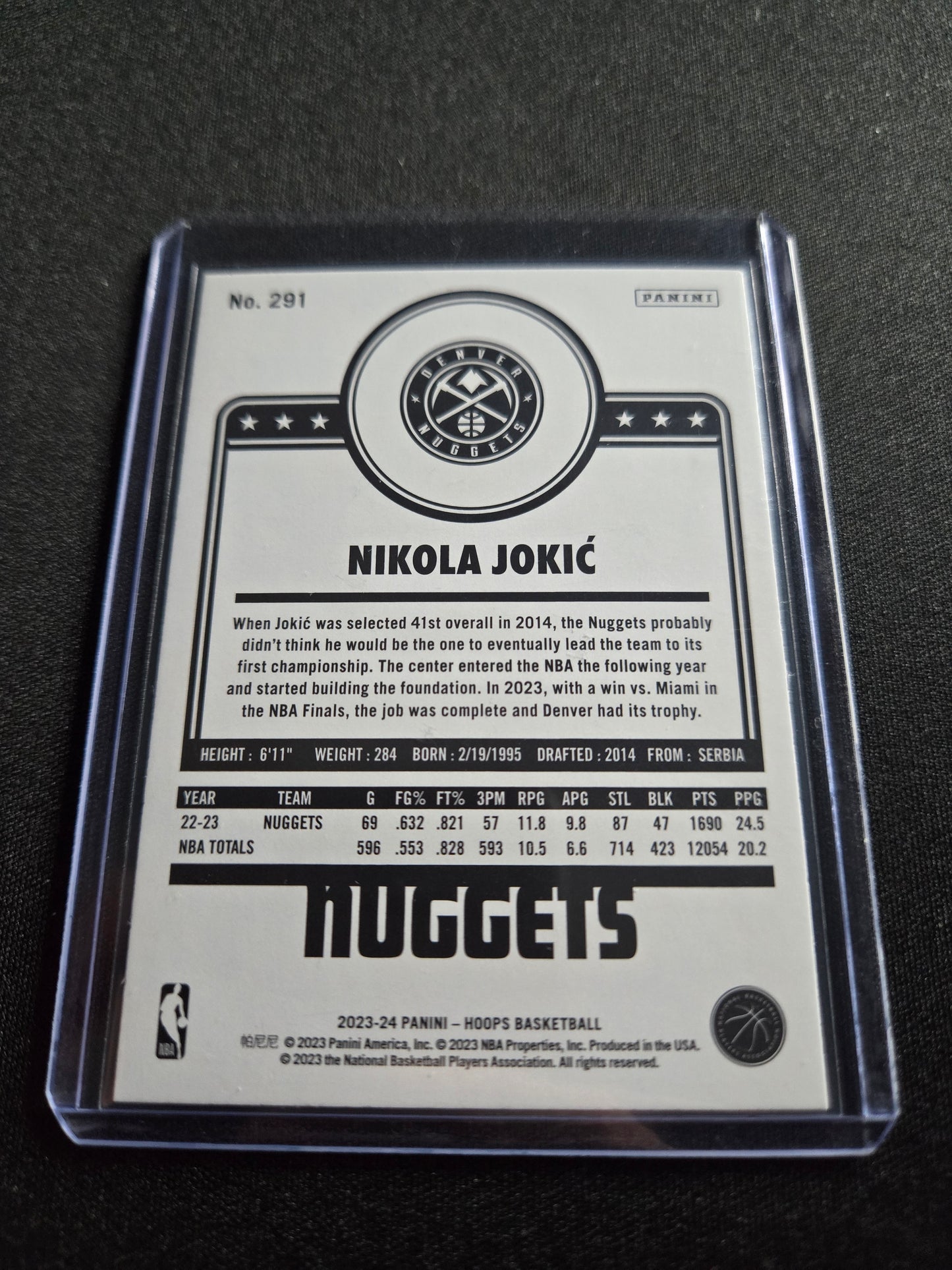 Nikola Jokic NBA Hoops (Winter) #291