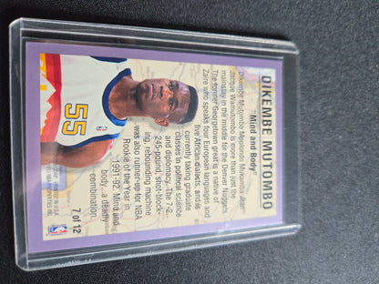 Dikembe Mutombo Fleer Mind and Body 7 of 12