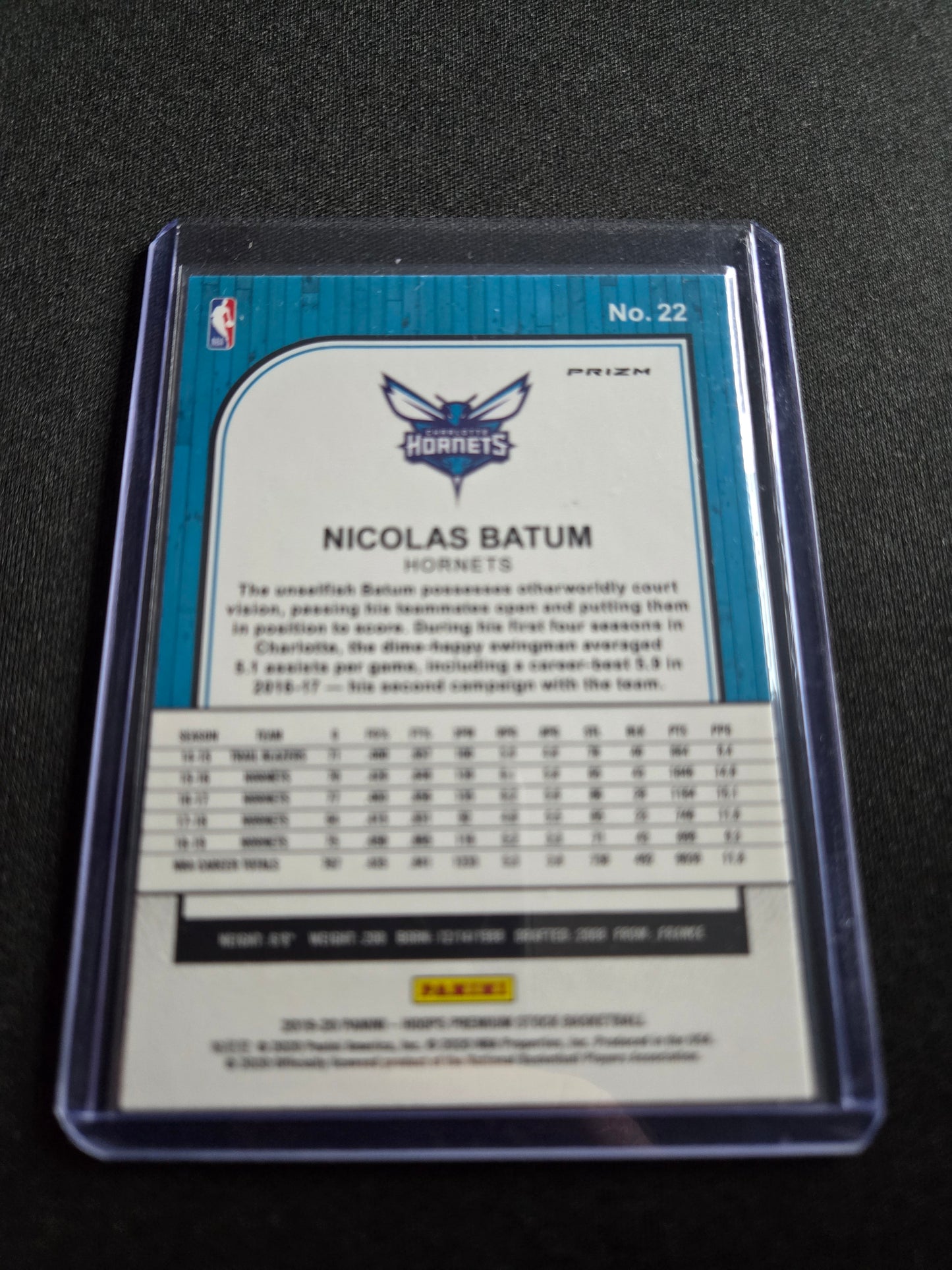 Nicolas Batum NBA Hoops (Purple Disco) #22