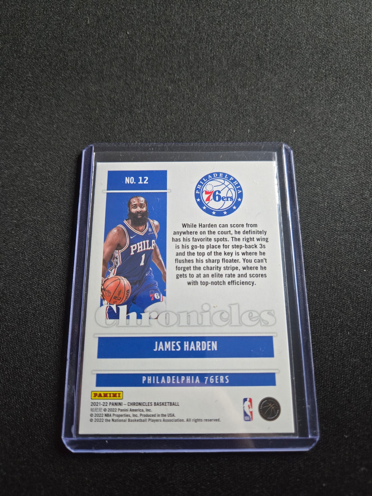 James Harden Panini Chronicles #12