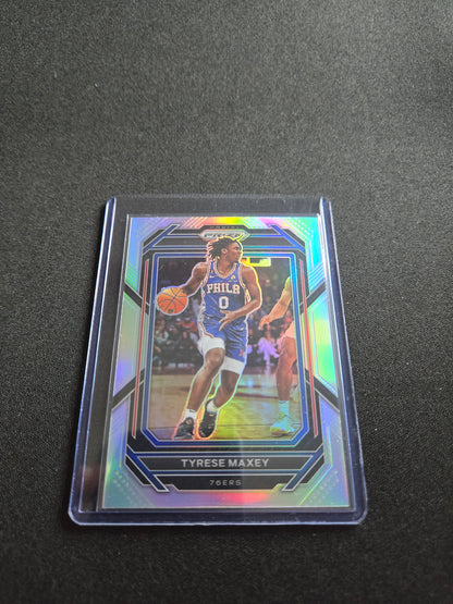 Tyrese Maxey Panini Prizm (Silver) #21