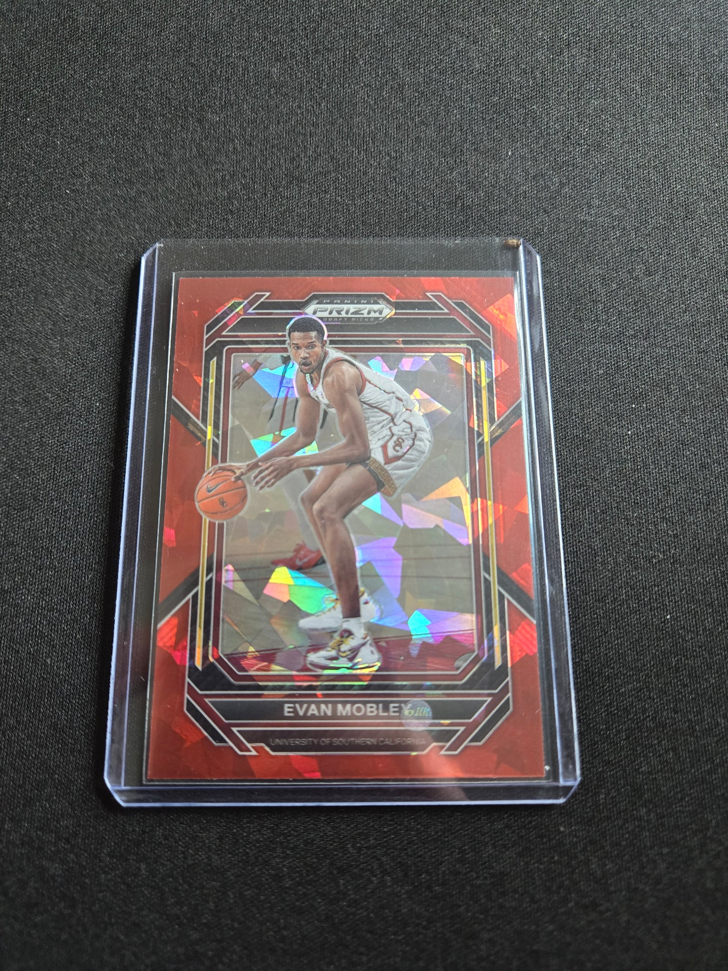 Evan Mobley Panini Prizm (Red Ice) #69