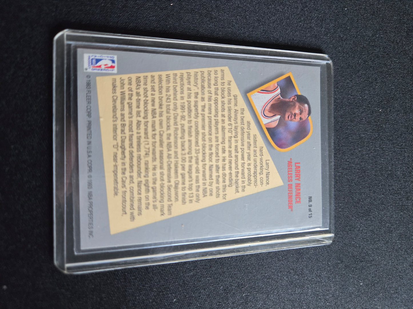 Larry Nance Fleer Total D 5 of 15