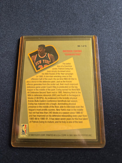 Patrick Ewing Fleer Total D 7 of 15