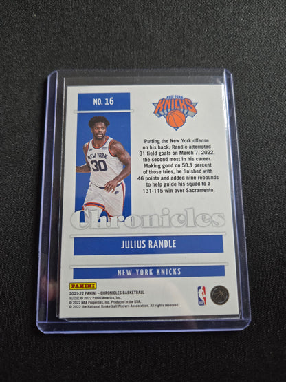 Julius Randle Panini Chronicles #16