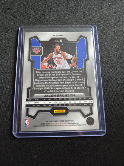 Jalen Brunson Panini Prizm (Red White Blue) #9