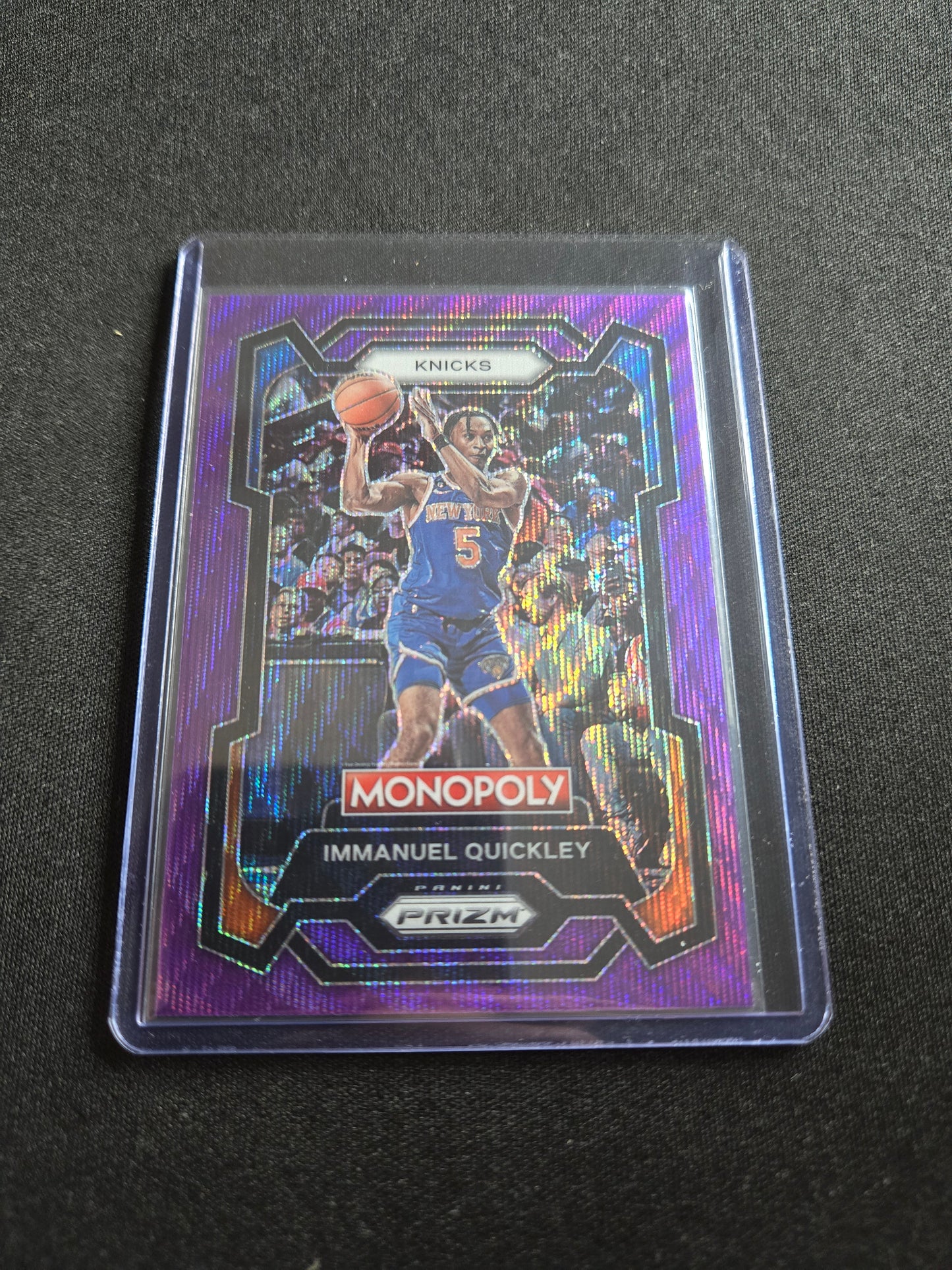 Immanuel Quickley Monopoly Prizm (Purple) #60