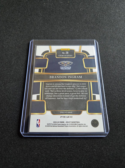 Brandon Ingram Panini Select (Blue Ice) #28