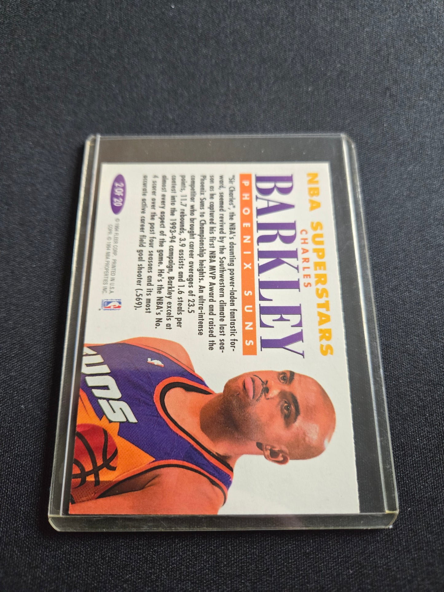 Charles Barkley Fleer NBA Superstars 2 of 20