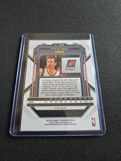 Steve Nash Panini Prizm (Silver) #289