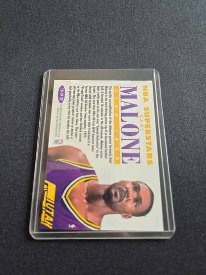 Karl Malone Fleer NBA Superstars 10 of 20