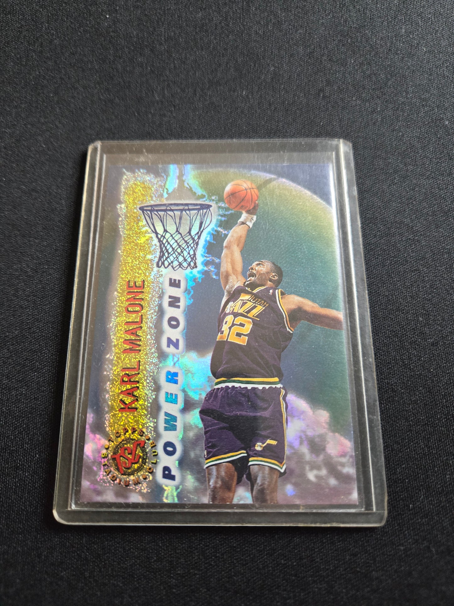 Karl Malone Topps Stadium Club Power Zone PZ4