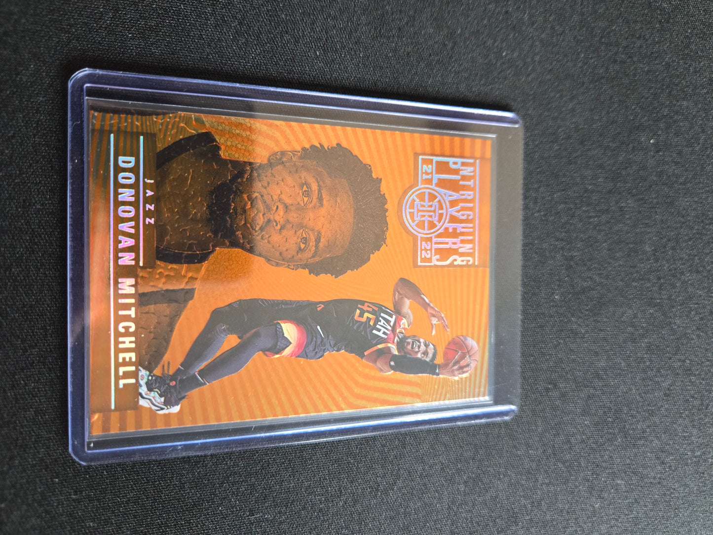 Donovan Mitchell Panini Illusions Intriguing Players (Orange) #14