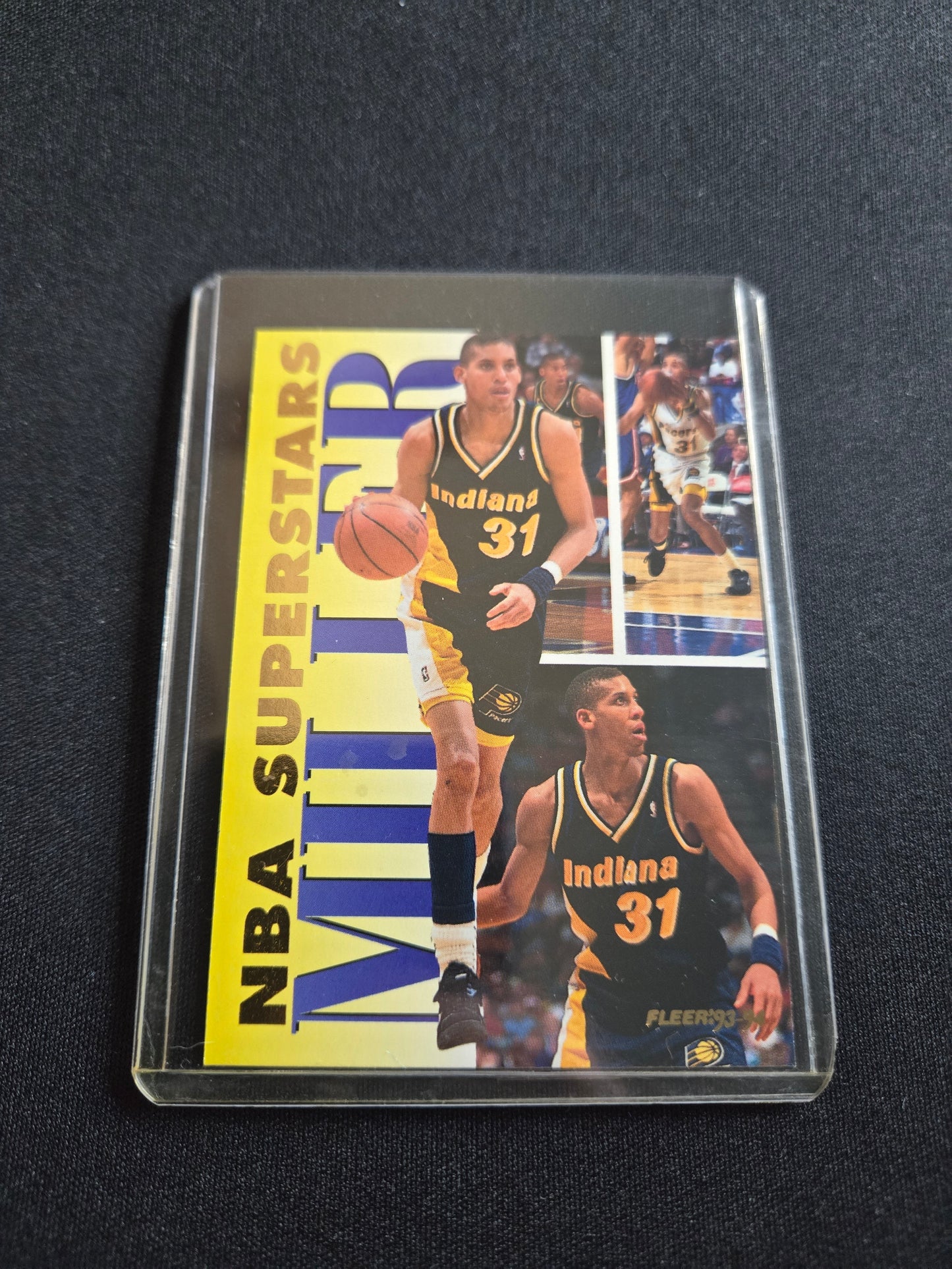 Reggie Miller Fleer NBA Superstars 12 of 20