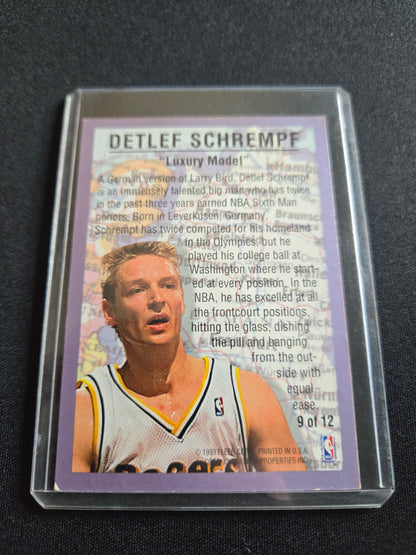 Detlef Schrempf Fleer Luxury Model 9 of 12