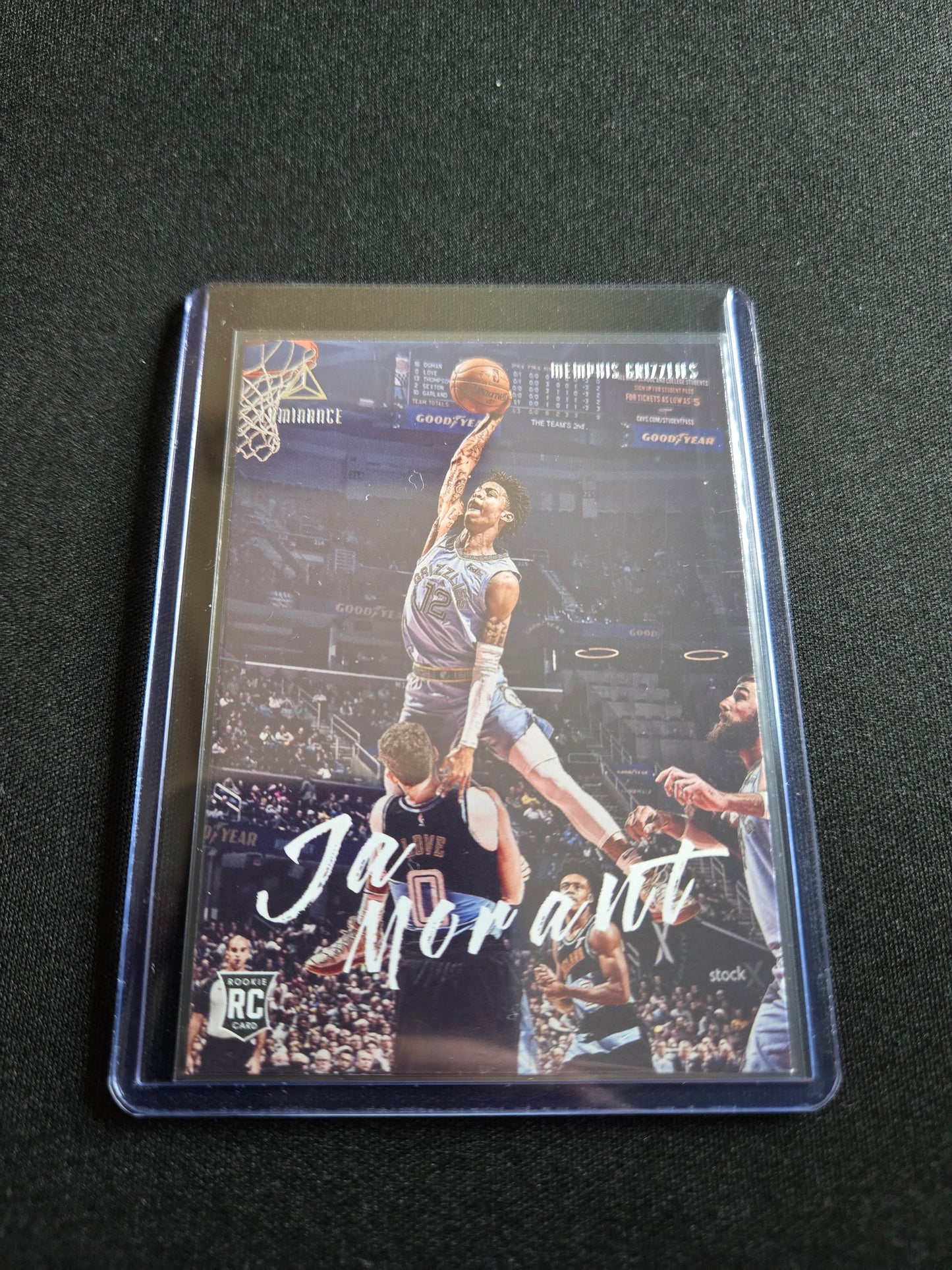 JA Morant Donruss Panini Chronicles Luminance Rookie #165