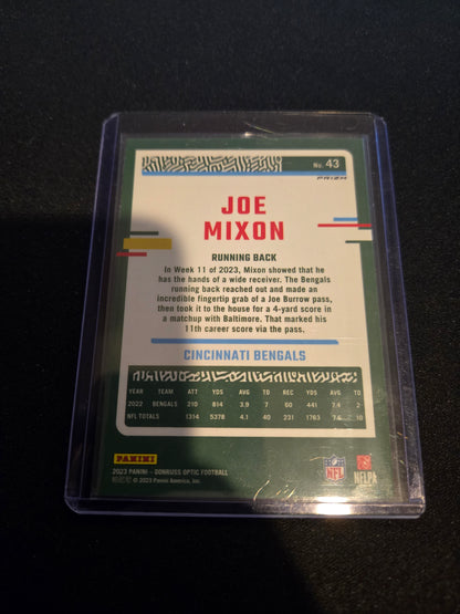 Joe Mixon Donruss Optic (Stars) #43