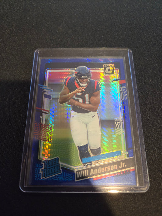 Will Anderson Jr. Donruss Optic (Blue Hyper) #246