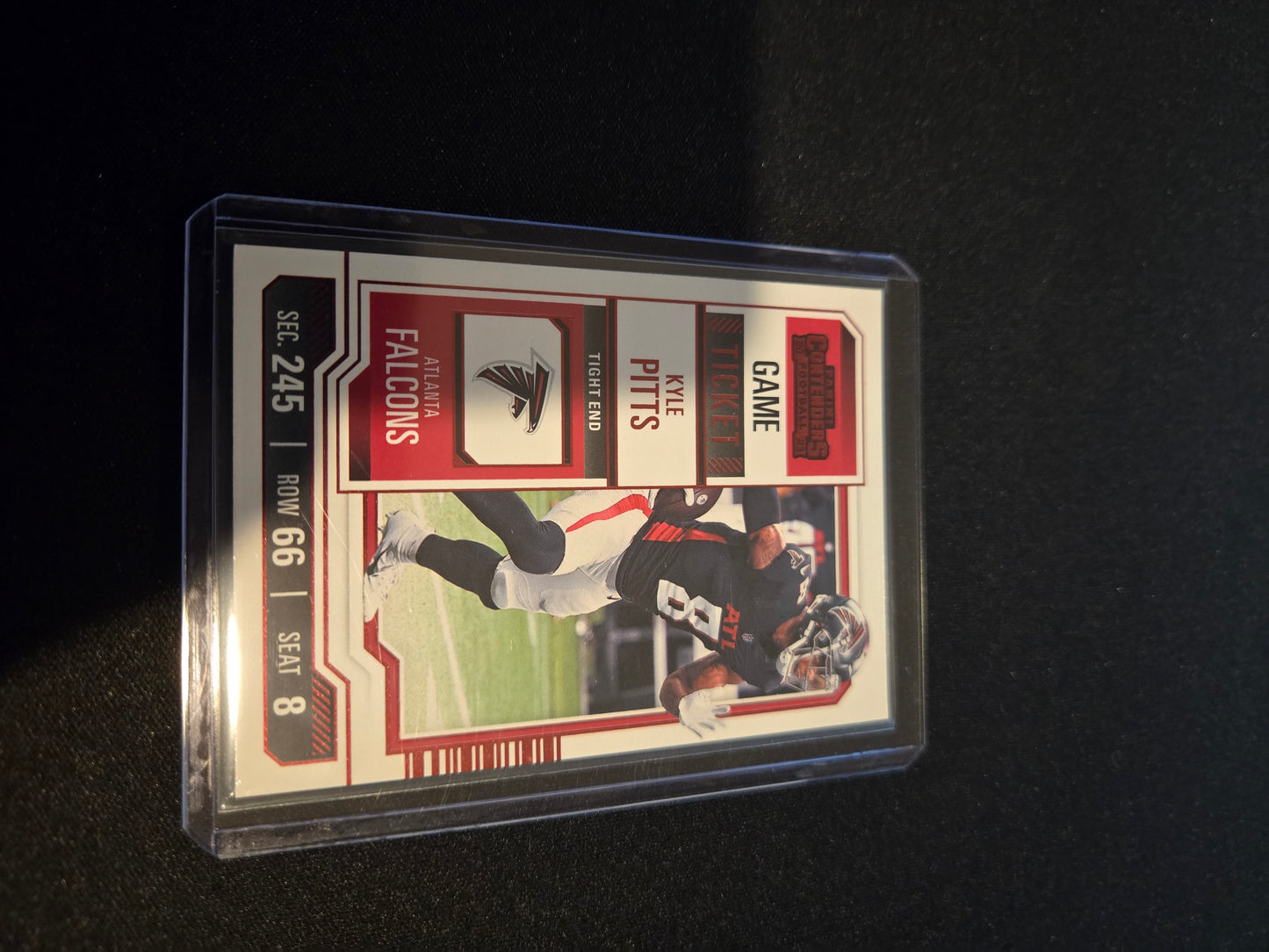 Kyle Pitts Panini Contenders Game Ticket (Red) #6