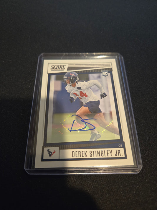 Derek Stingley Jr. Score Rookie Signature #324