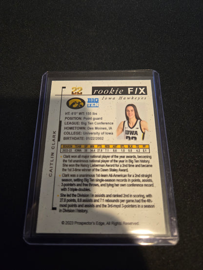 Caitlin Clark Prospectors Edge Rookie F/X