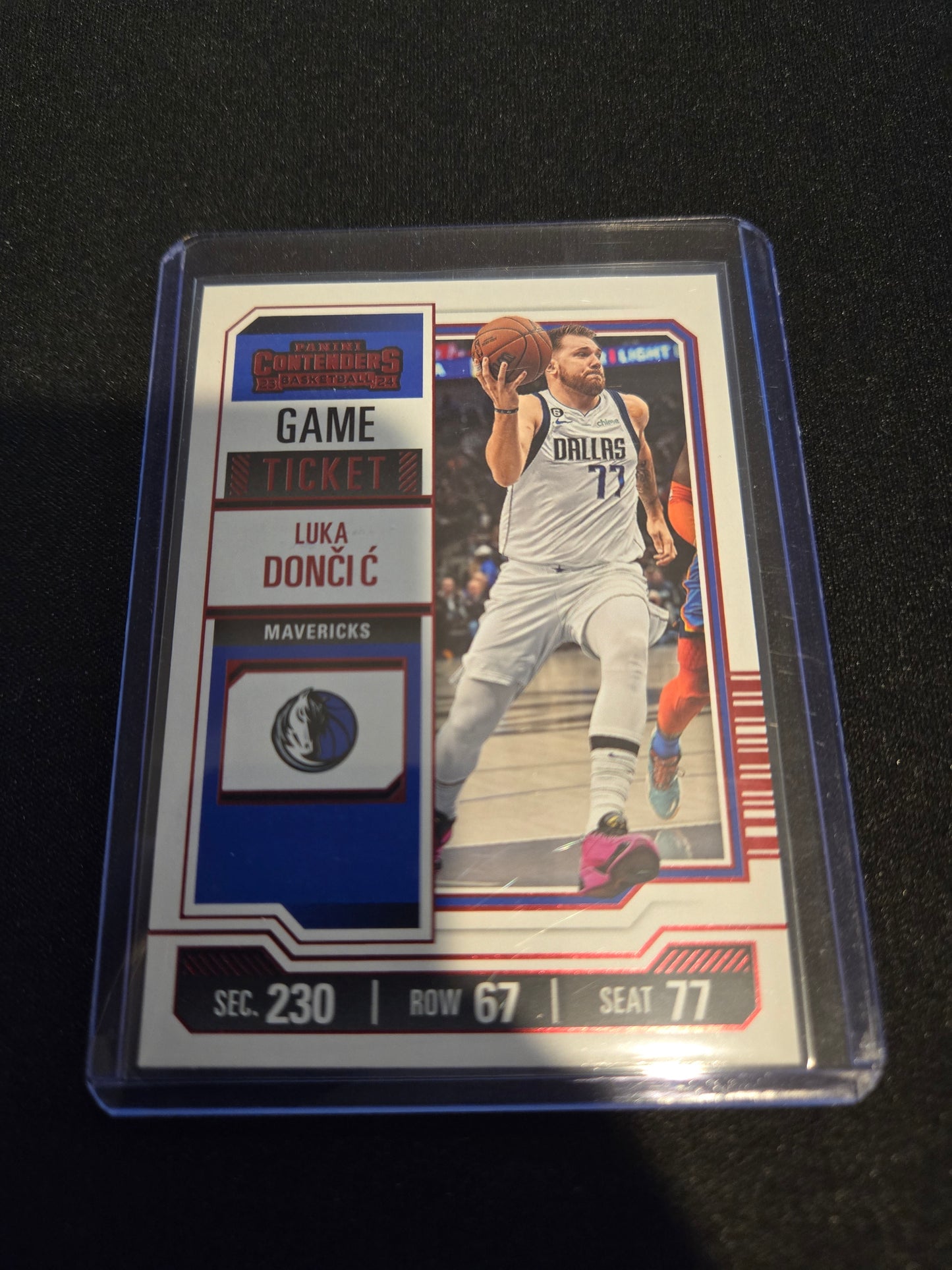 Luka Doncic Panini Contenders Game Ticket (Red) #61