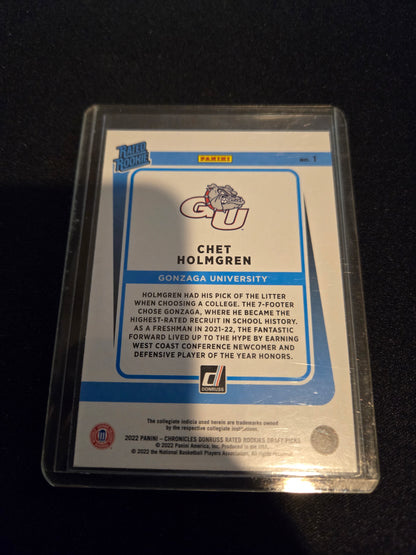 Chet Holmgren Donruss Rated Rookie #1