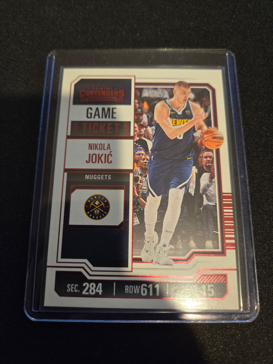 Nikola Jokic Panini Contenders Game Ticket (Red) #1