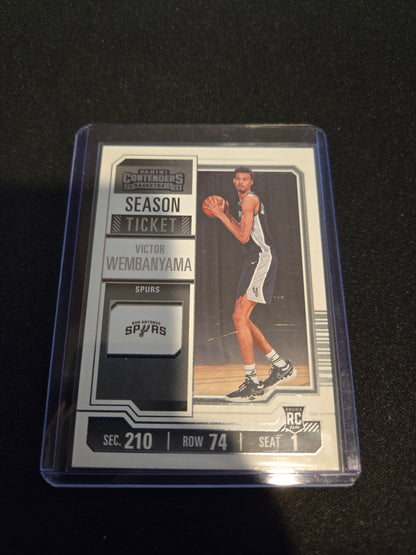 Victor Wembanyama Panini Contenders Rookie Season Ticket #11