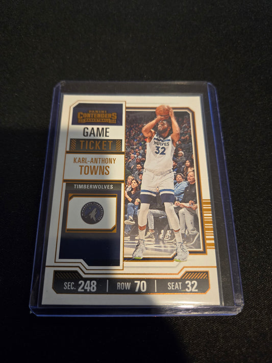 Karl Anthony-Towns Panini Contenders Game Ticket (Bronze) #42