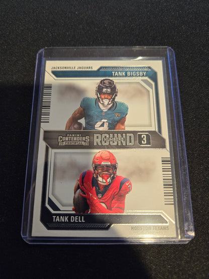 Tank Dell Panini Contenders Round Numbers Rookie #17