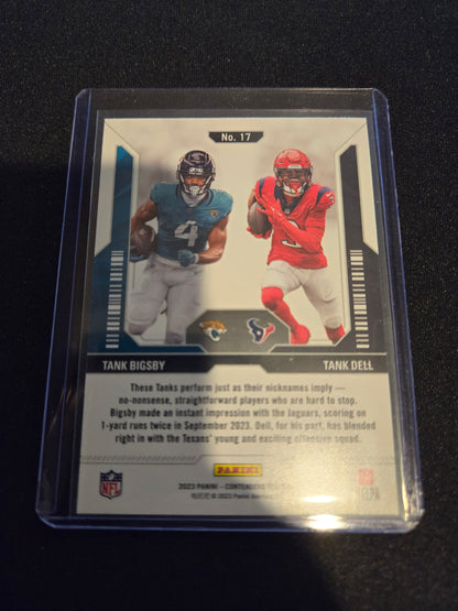 Tank Dell Panini Contenders Round Numbers Rookie #17