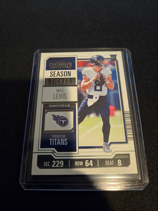 Will Levis Panini Contenders Rookie #97