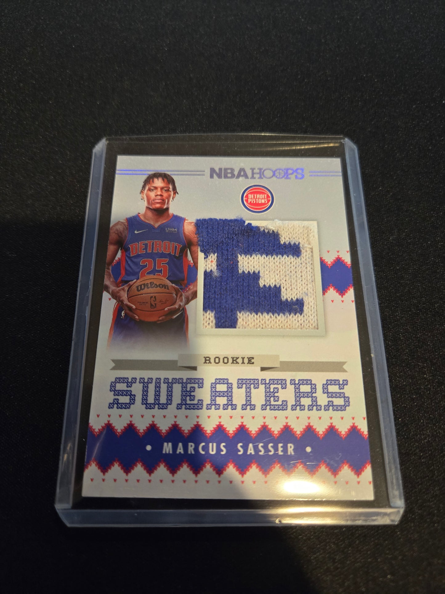 Marcus Sasser NBA Hoops Rookie Sweaters Patch #RSW-MSA