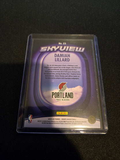 Damian Lillard NBA Hoops Skyview (Holo) #23