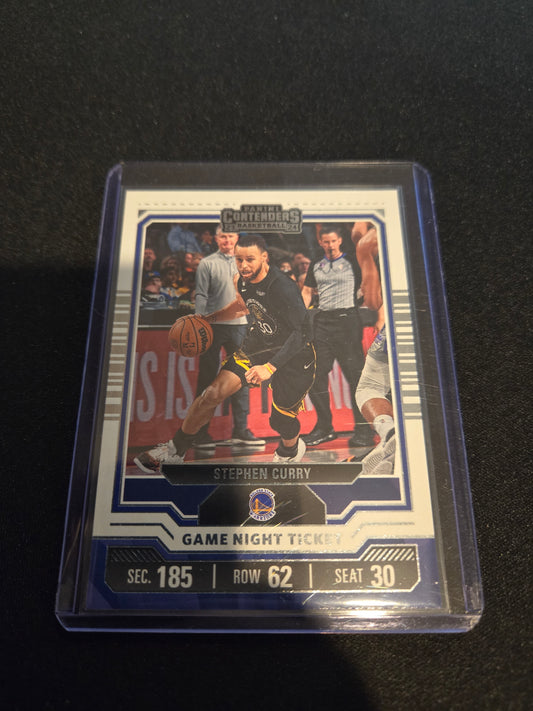 Stephen Curry Panini Contenders Game Night Ticket #8