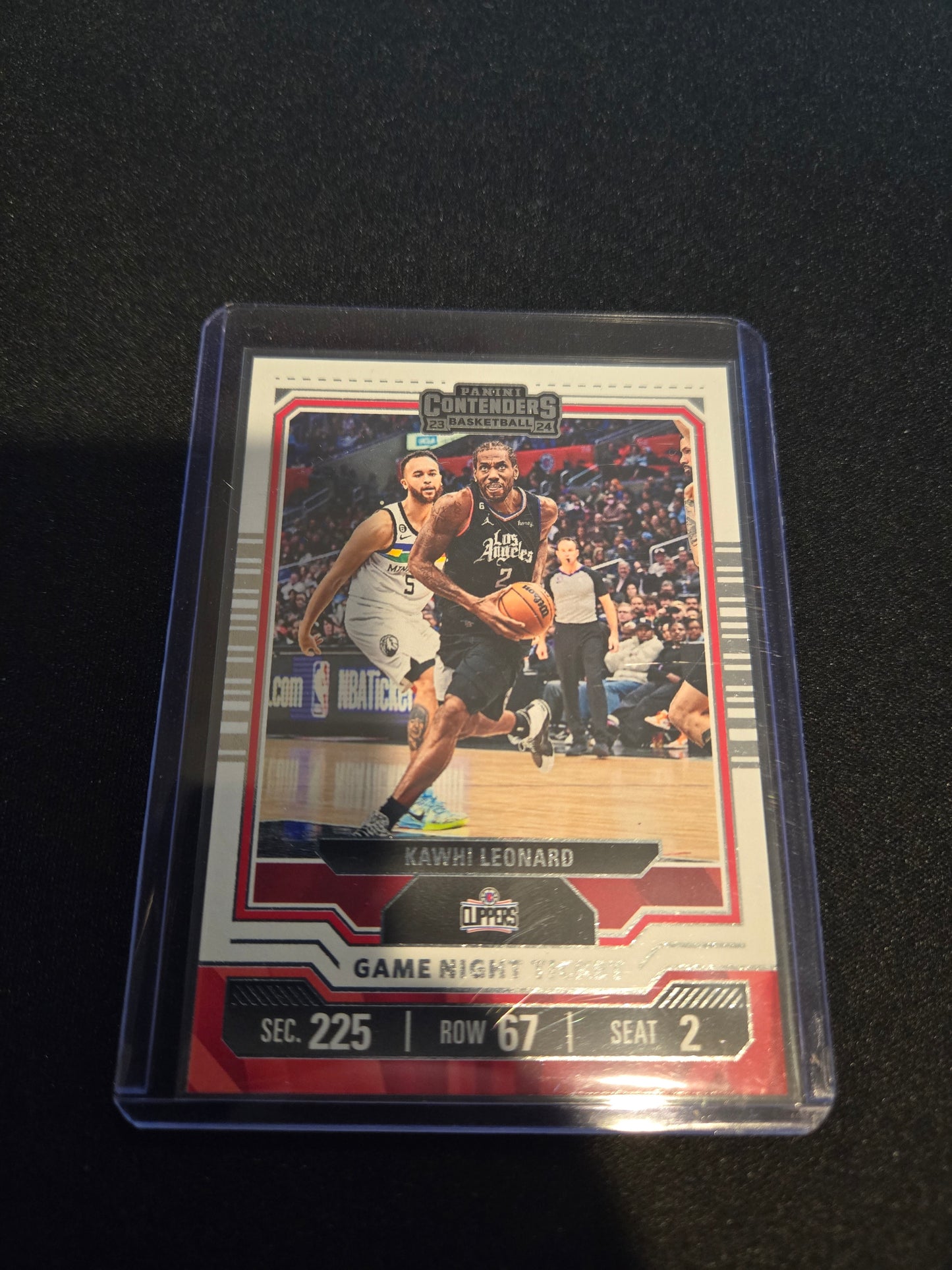 Kawhi Leonard Panini Contenders Game Night Ticket #12