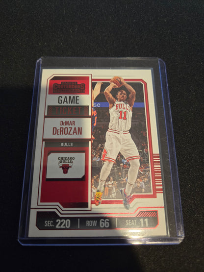 DeMar DeRozan Panini Contenders Game Ticket (Red) #48