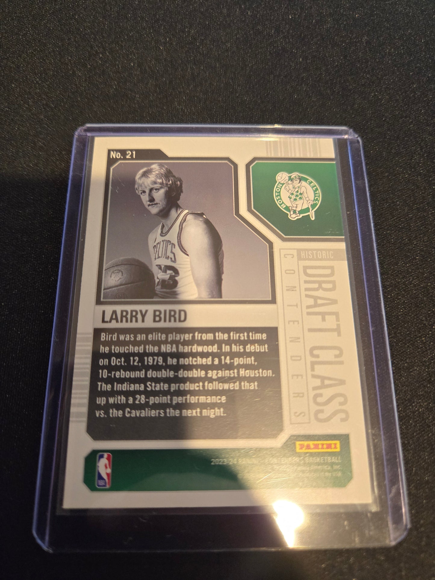 Larry Bird Panini Contenders Draft Class #21