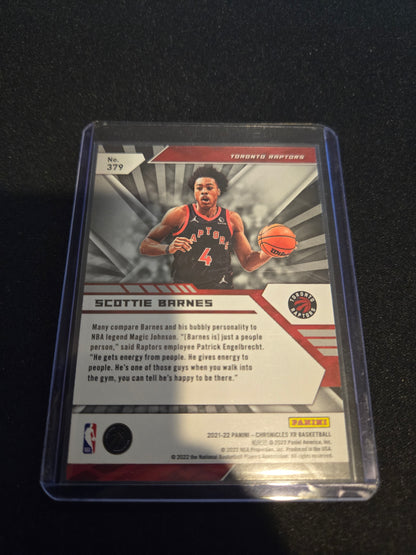 Scottie Barnes Panini Chronicles XR Rookie #379