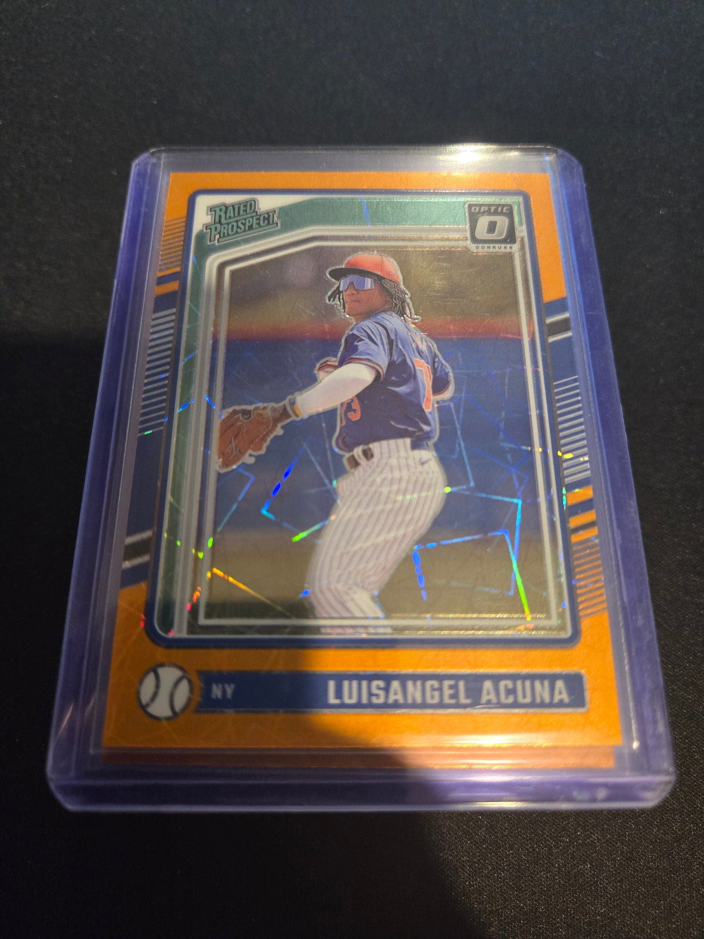 Luisangel Acuna Donruss Optic Rated Prospect #175 (Orange Velocity)