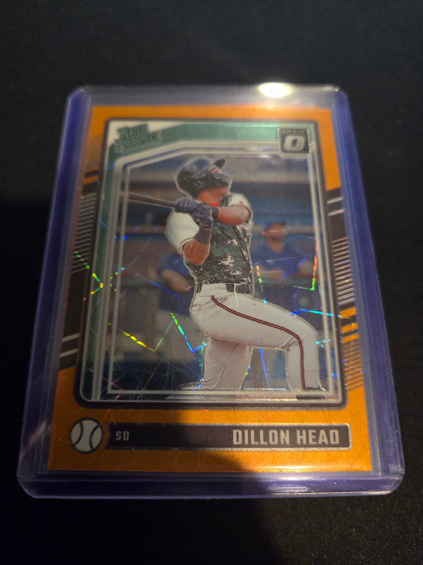 Dillon Head Donruss Optic Rated Prospect #178 (Orange Velocity)