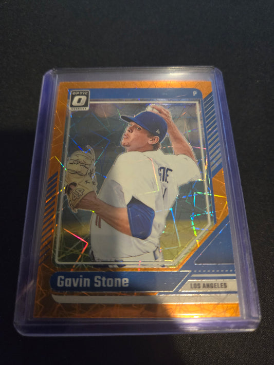 Gavin Stone Donruss Optic #49 (Orange Velocity)