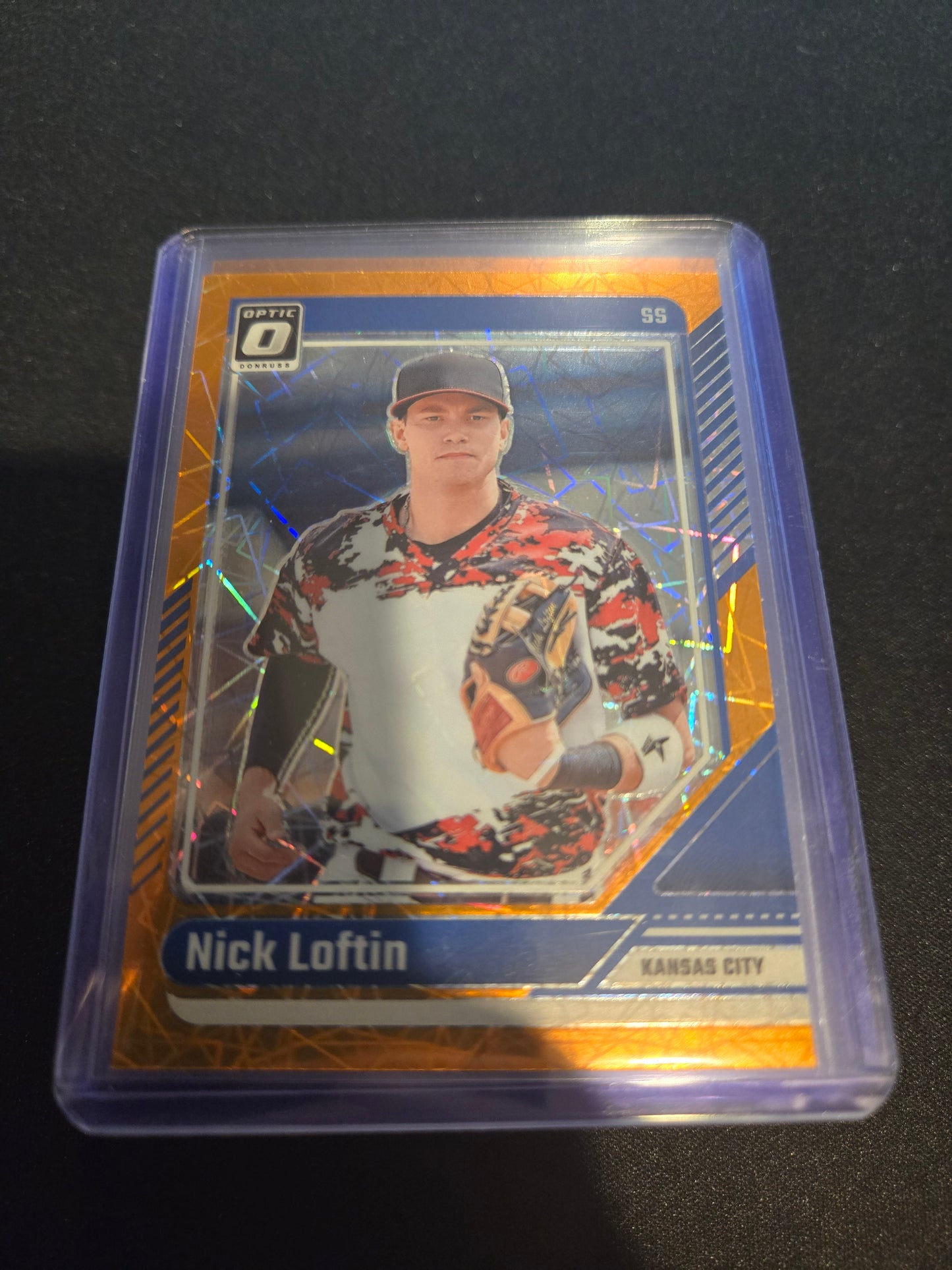 Nick Loftin Donruss Optic #52 (Orange Velocity)